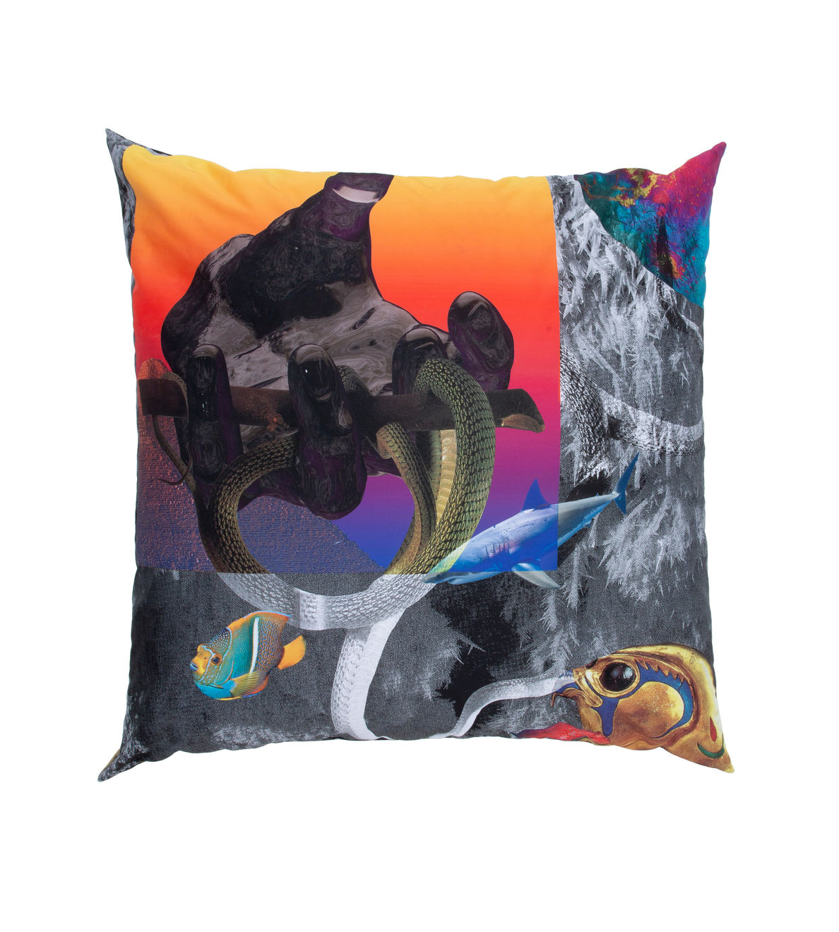 Josefa Ntjam, Coussin sous la mangrove II, 2019
