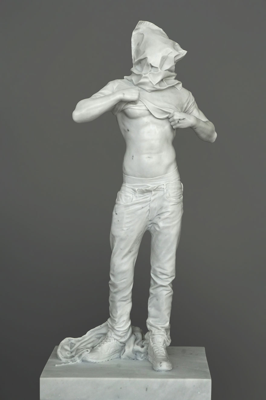 Reza Aramesh, Action 218, Site of the Fall: Study of the Renaissance Garden, At 8:26 pm, Thursday 16 November 2017, 2022