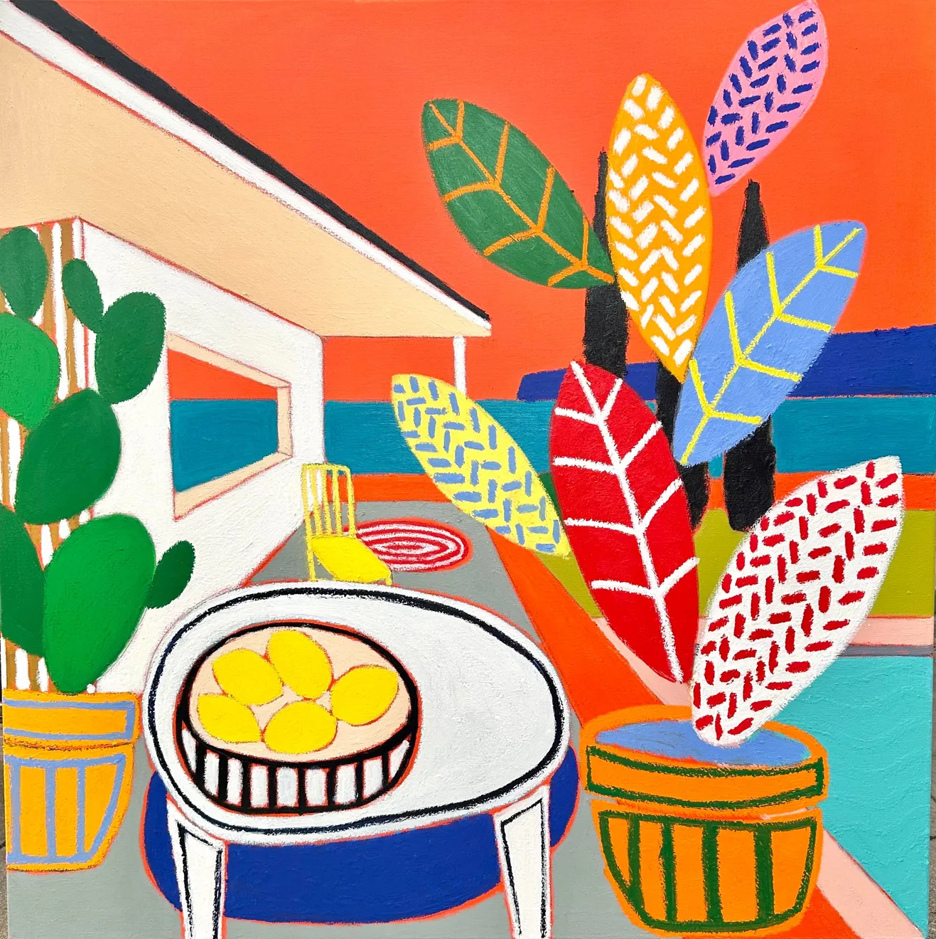 Gordon Hopkins, Joyfull Terrace View