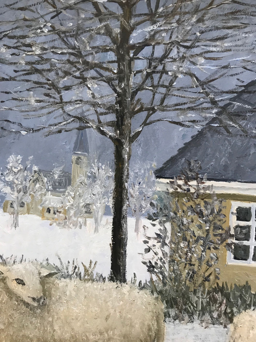 Laetitia de Haas - Schapen in de Sneeuw