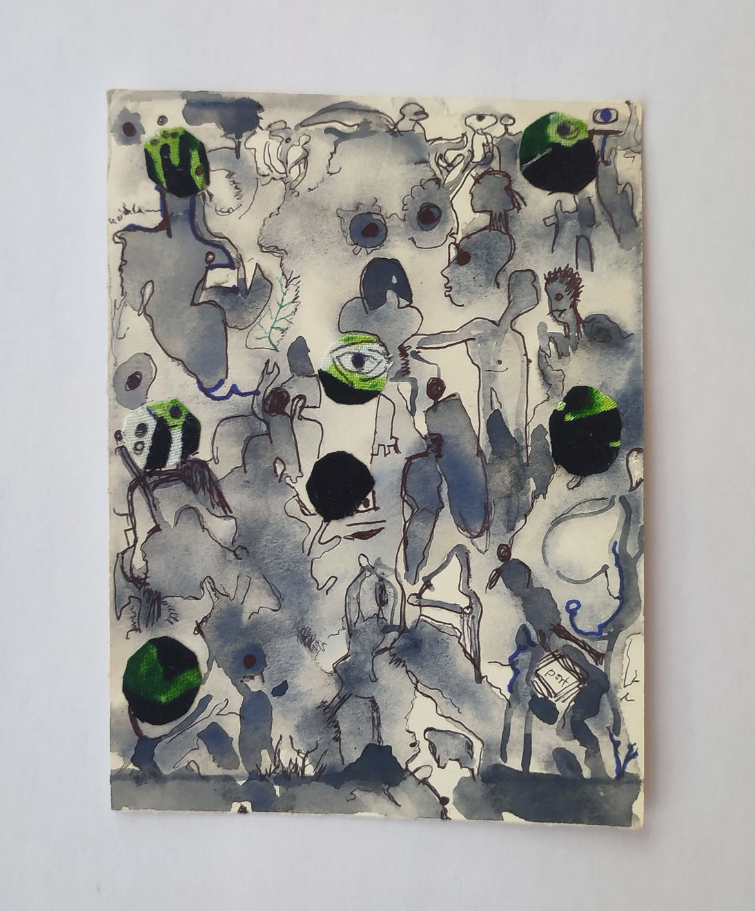 Jerry Buhari, Migrant’s dream of green lands V, Jápa series, 2024