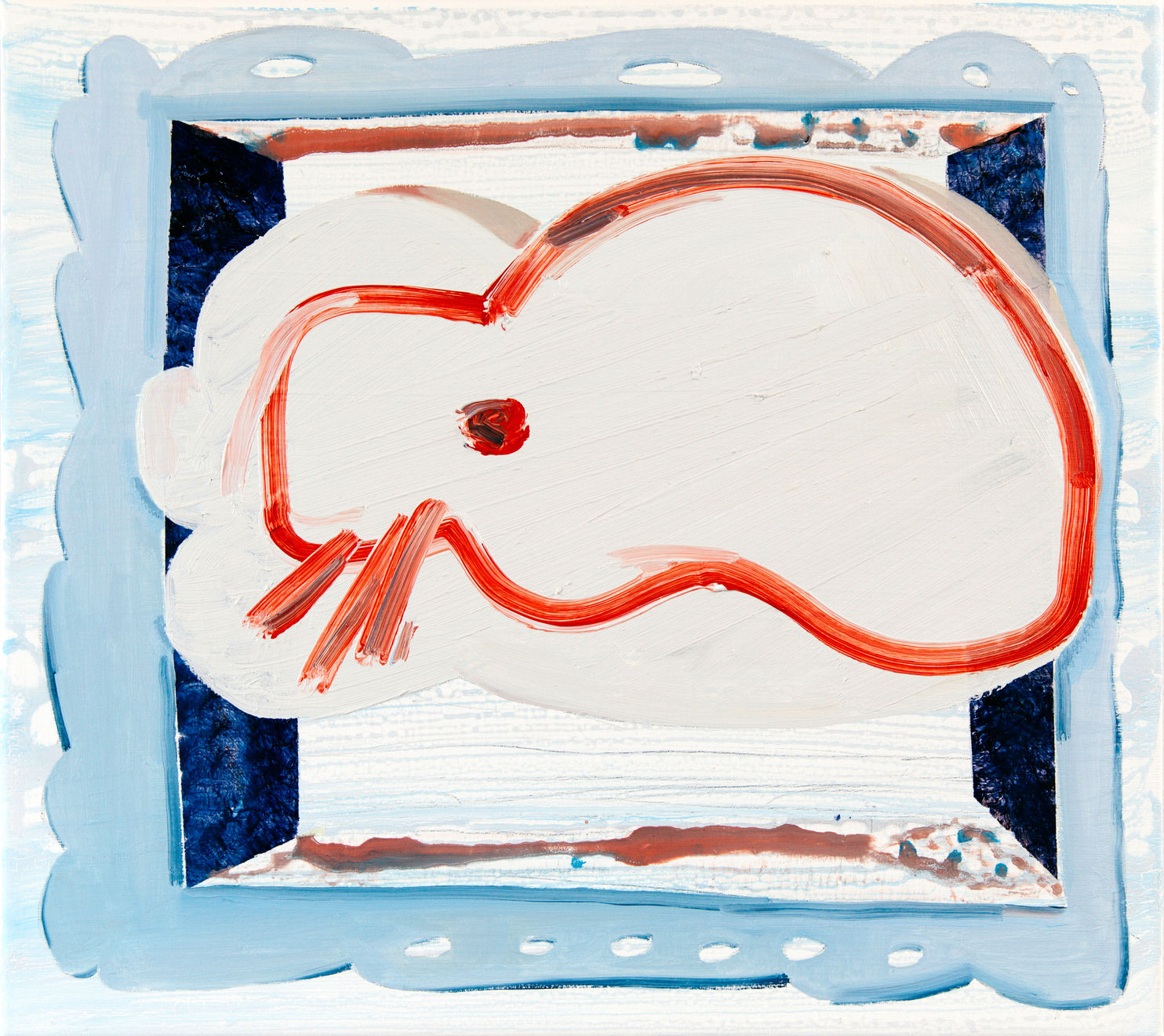 Yang-ha, A painting for a grit of blowing up_8-1, 2024