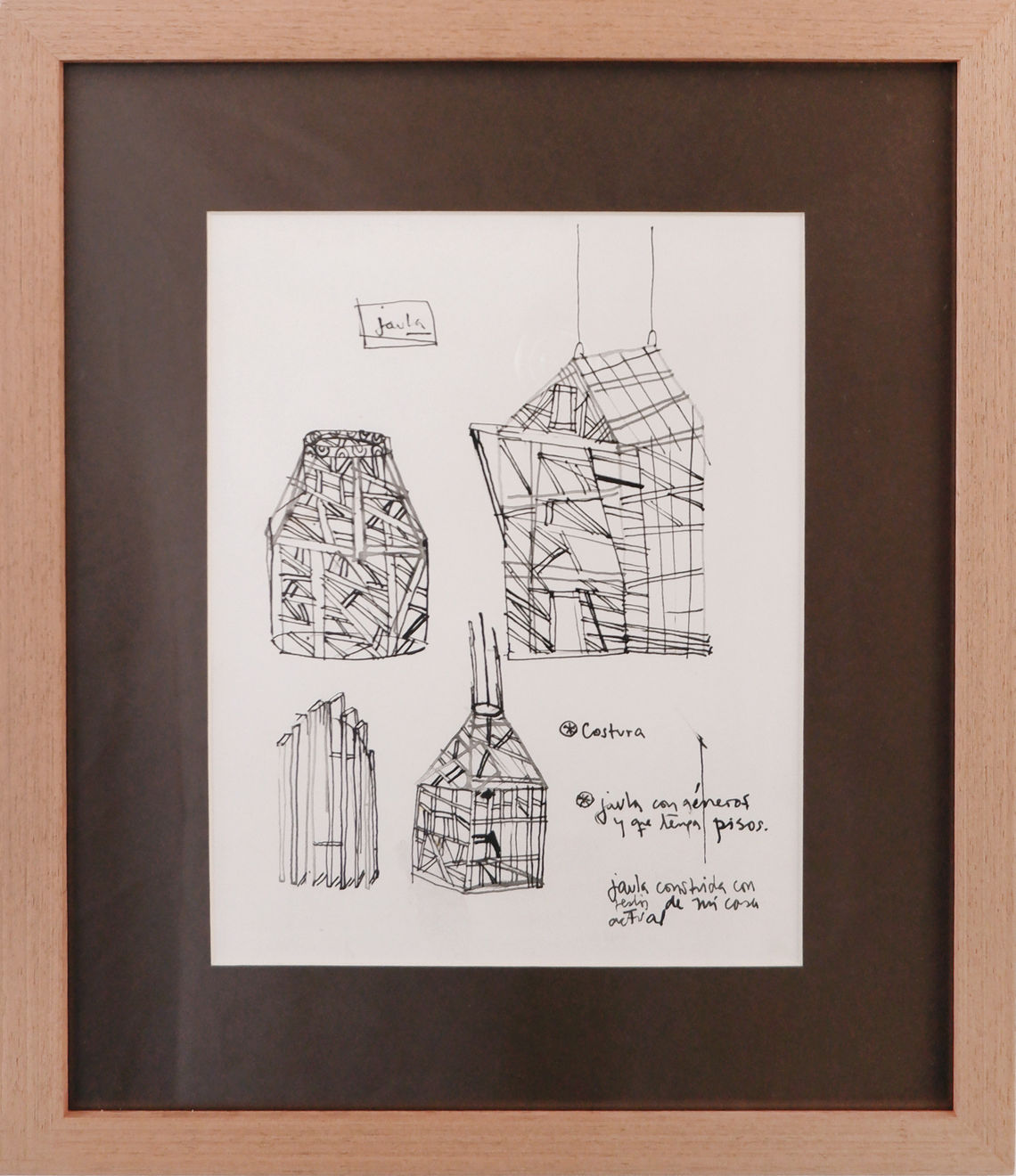 Virginia Guilisasti, Boceto Jaula, 2019