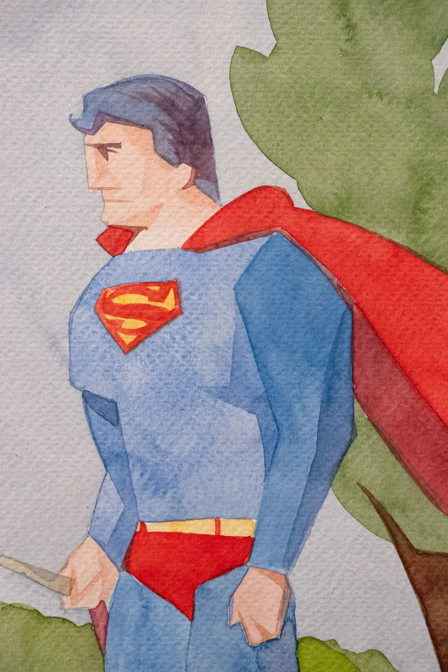 César Gabler, Superman paseando, 2016