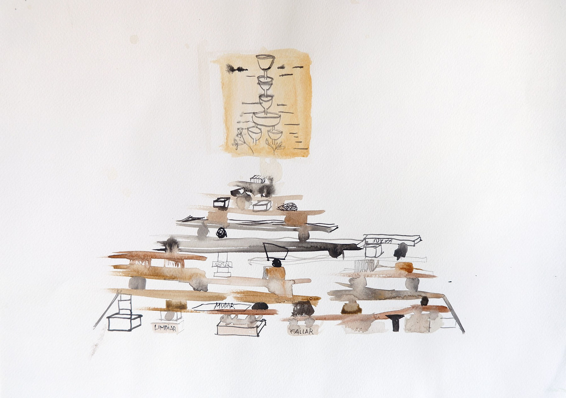 Virginia Guilisasti, Boceto para Monumento de vida, 2021