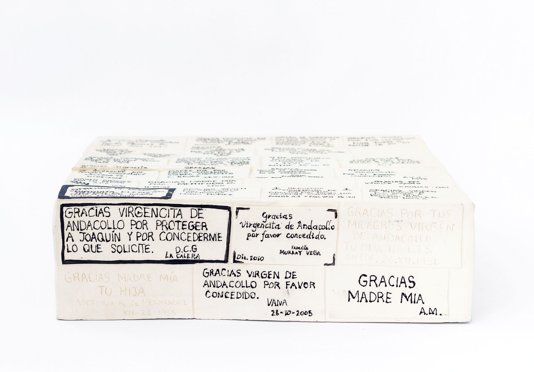 Javiera Castillo, Placa de agradecimientos No. 1 (Gratitude plaque No. 1), 2023