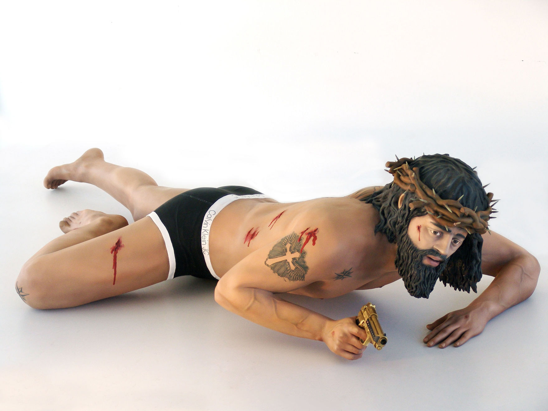 Norton Maza, Cristo - Del paisaje y sus reinos (Christ - Of the landscape and its kingdoms), 2013