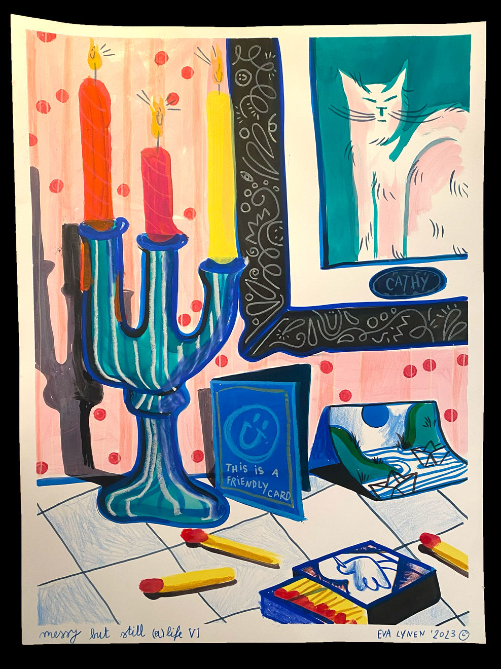 Messy but still (a)life VI, 2023