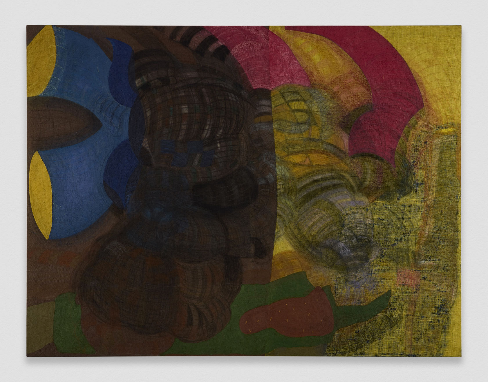 Kaveri Raina, splashes like water, ripples from light to dark, 2025