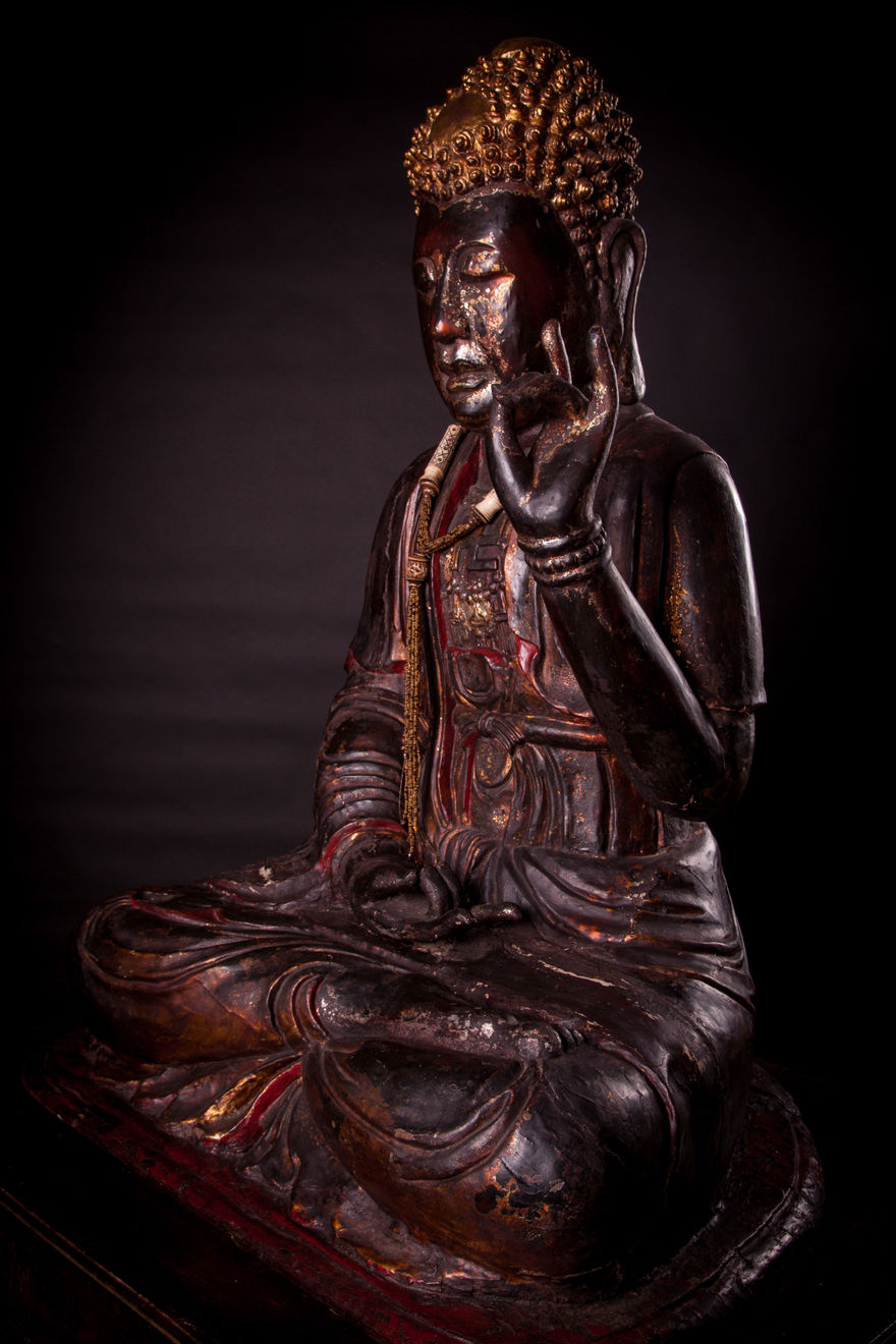 Jameson J Wood, 18th Century Meditating Buddha, 1802