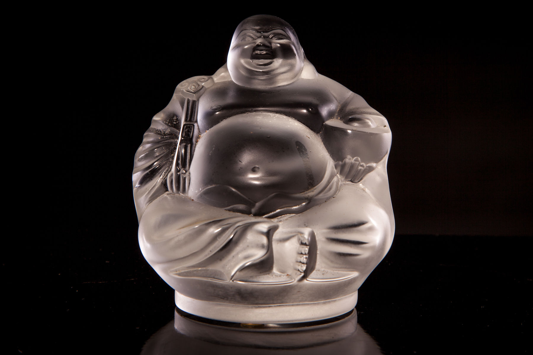 Jameson J Wood, Lalique “Happy Buddha”, 1990's