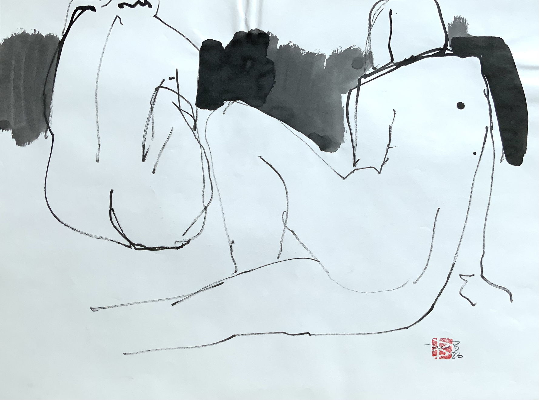 Freeman W. Butts, Backs Facing, 1986