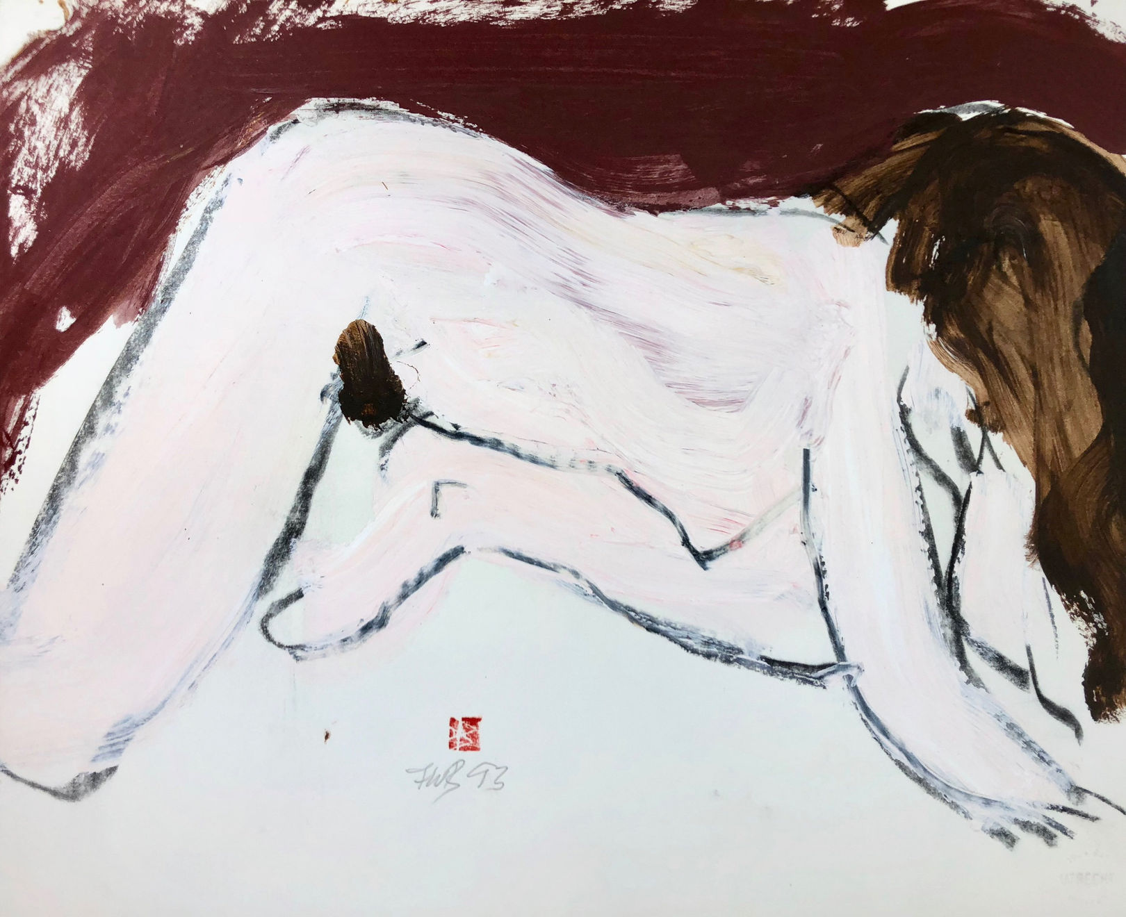 Freeman W. Butts, Figurative Artwork by Freeman W. Butts (1928-1998), 1993