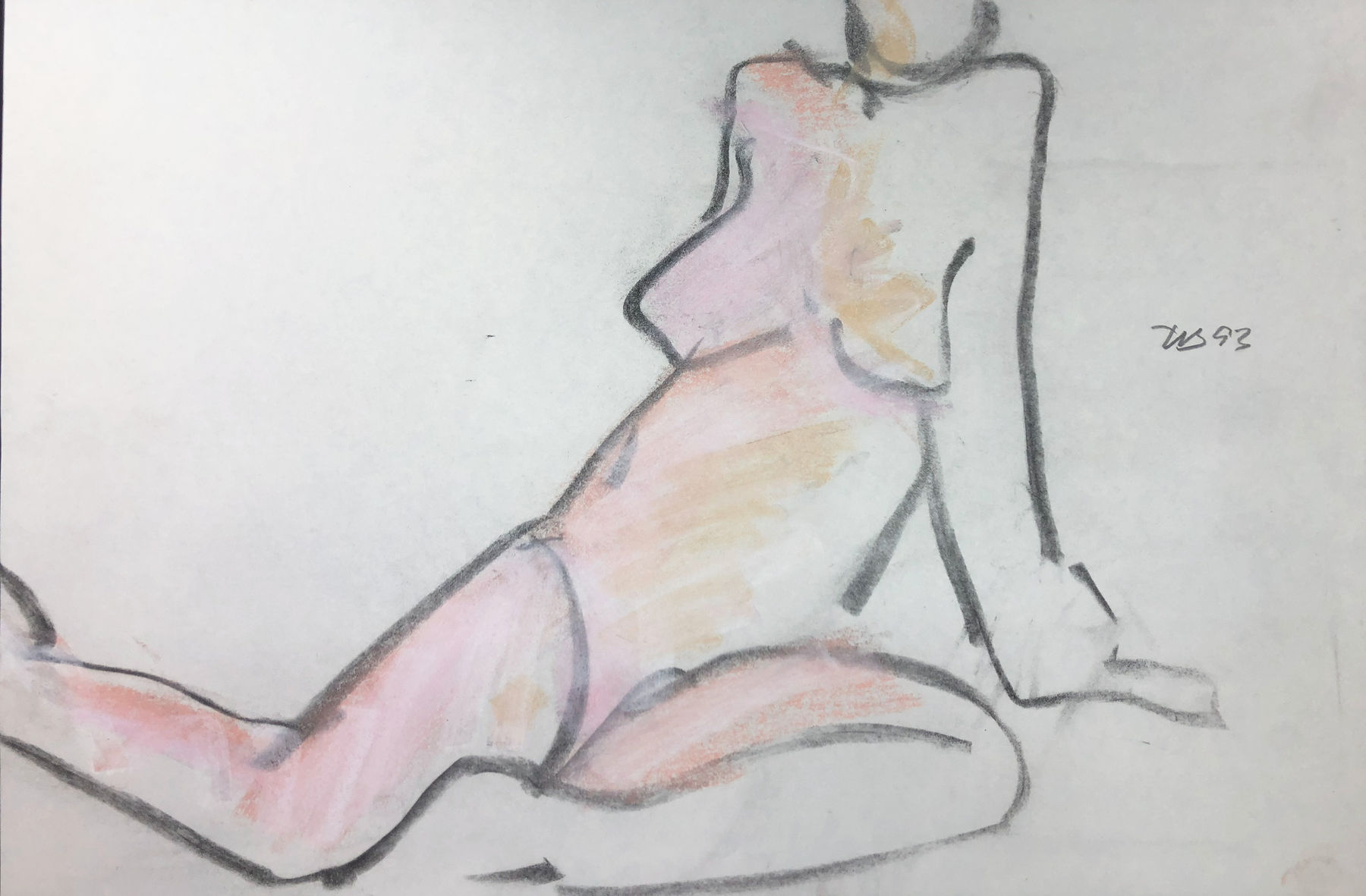 Freeman W. Butts, Figurative Artwork by Freeman W. Butts (1928-1998), 1990s