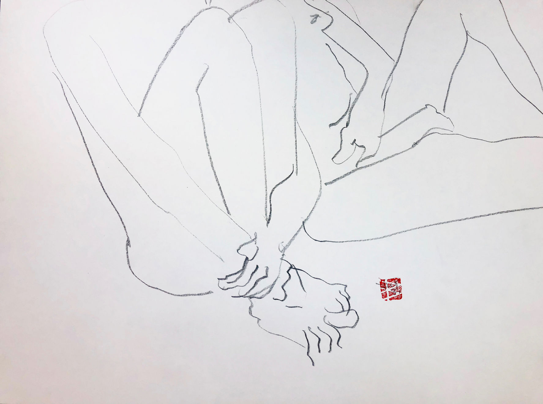 Freeman W. Butts, Figurative Artwork by Freeman W. Butts (1928-1998)