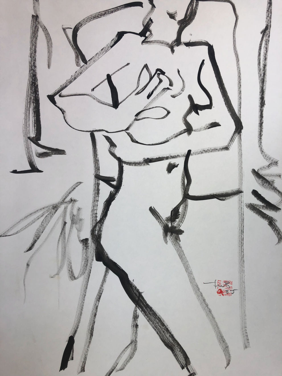 Freeman W. Butts, Figurative Artwork by Freeman W. Butts (1928-1998)