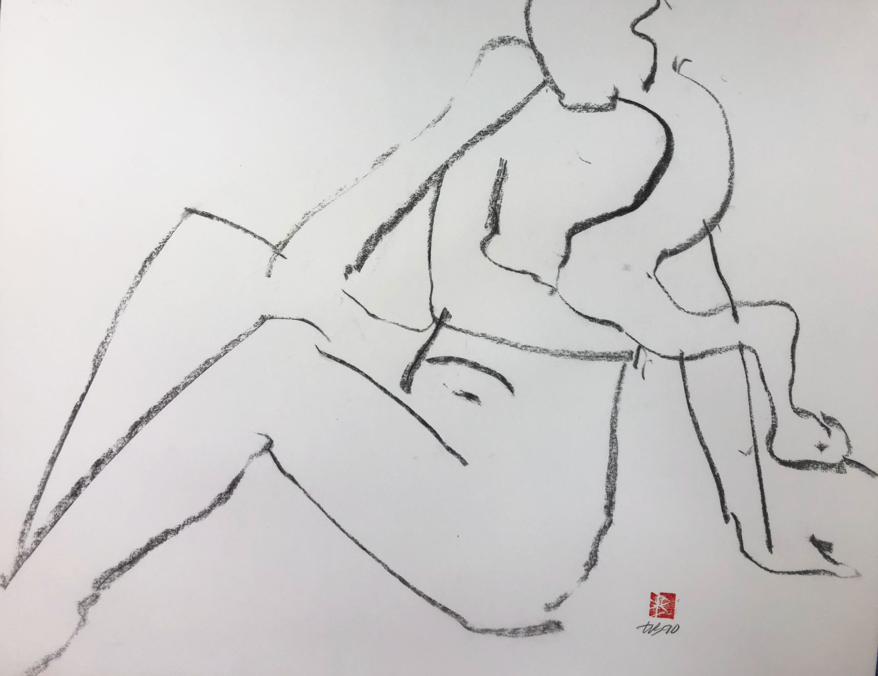 Freeman W. Butts, Figurative Artwork by Freeman W. Butts (1928-1998)