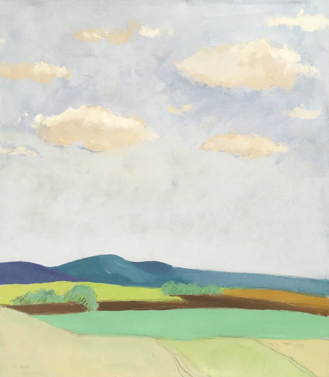 Freeman W. Butts, Montana Landscape, 1980