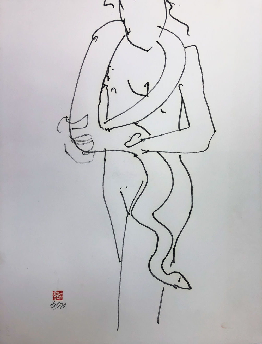 Freeman W. Butts, Figurative Artwork by Freeman W. Butts (1928-1998)