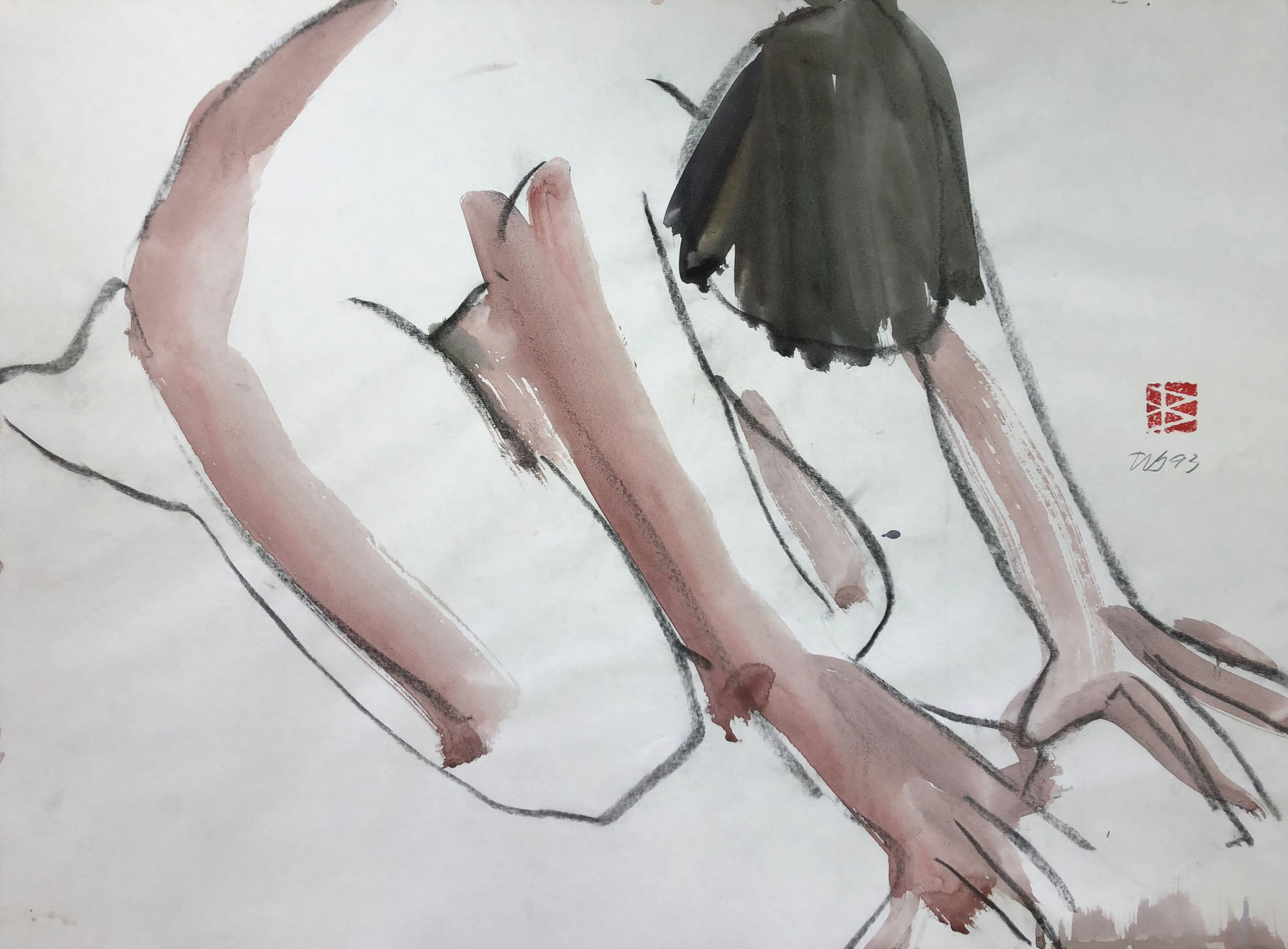 Freeman W. Butts, Figurative Artwork by Freeman W. Butts (1928-1998), 1993