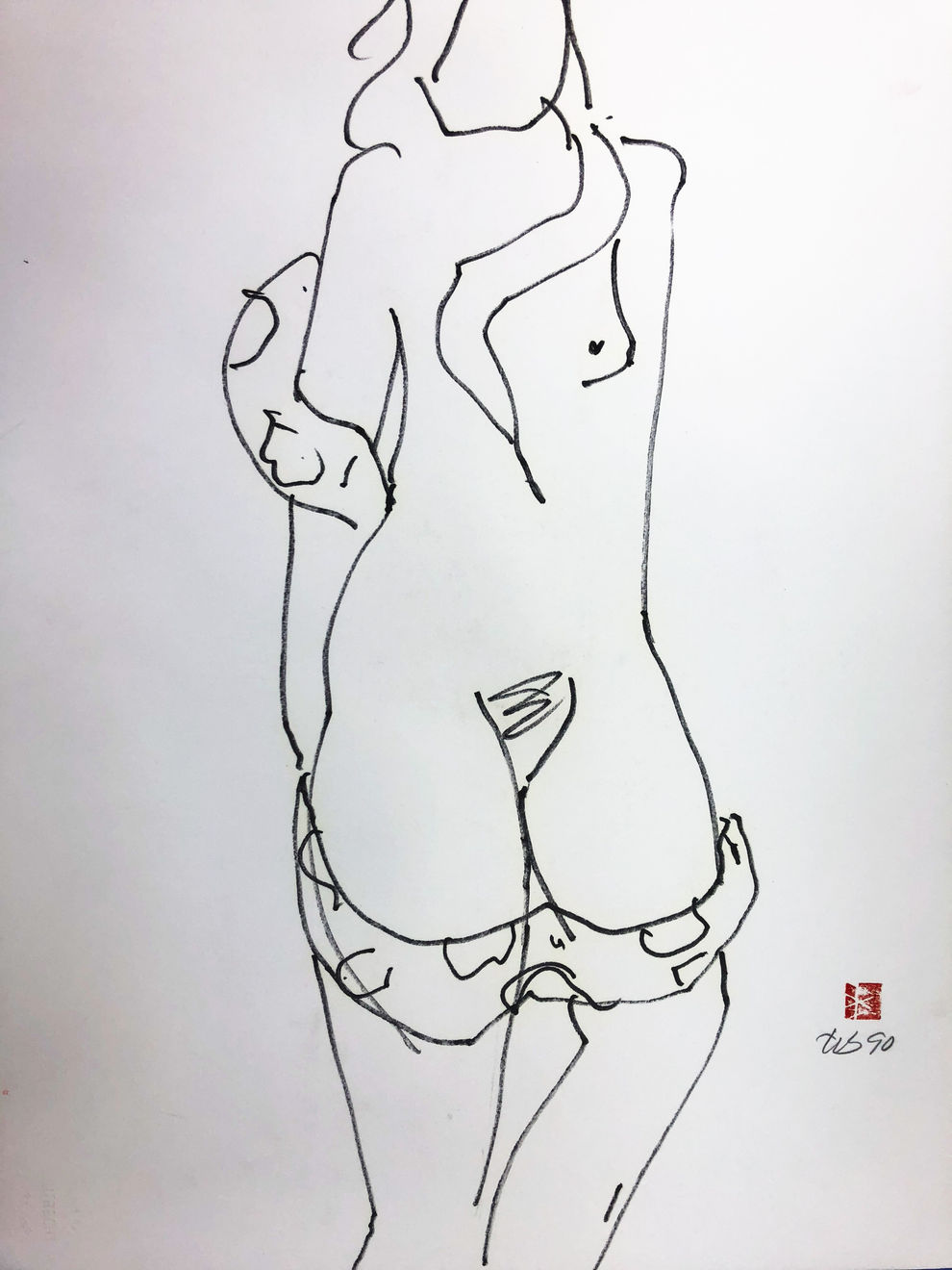 Freeman W. Butts, Figurative Artwork by Freeman W. Butts (1928-1998)