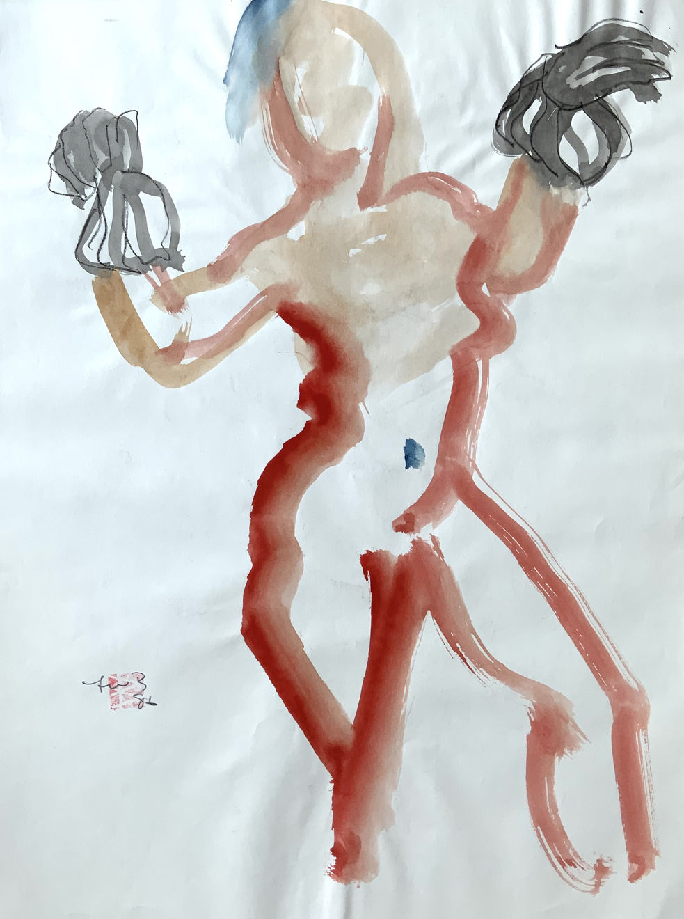 Freeman W. Butts, Dancing with Gloves, 1986