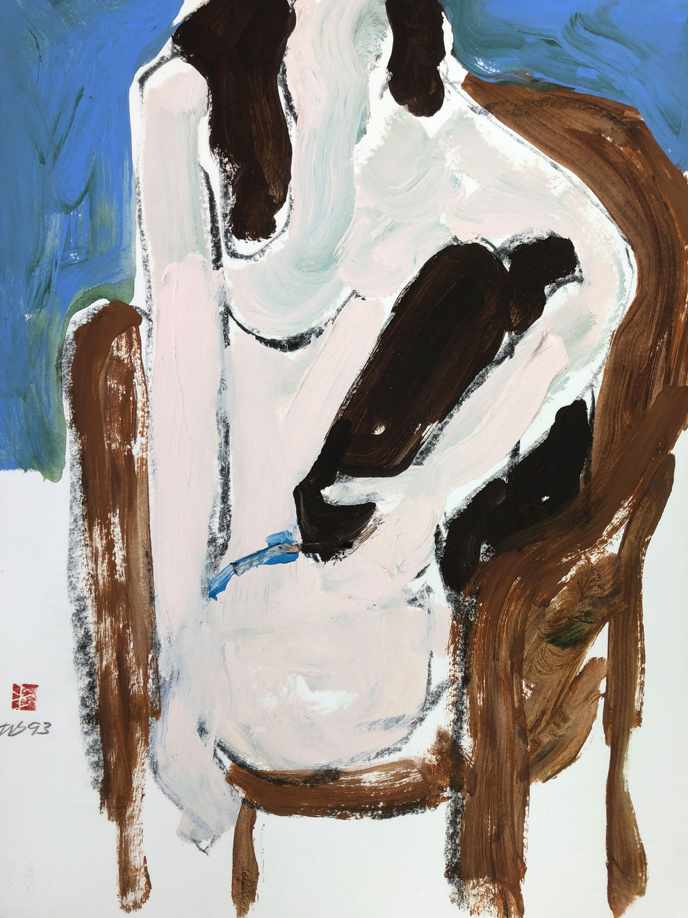 Freeman W. Butts, Figurative Artwork by Freeman W. Butts (1928-1998), 1993