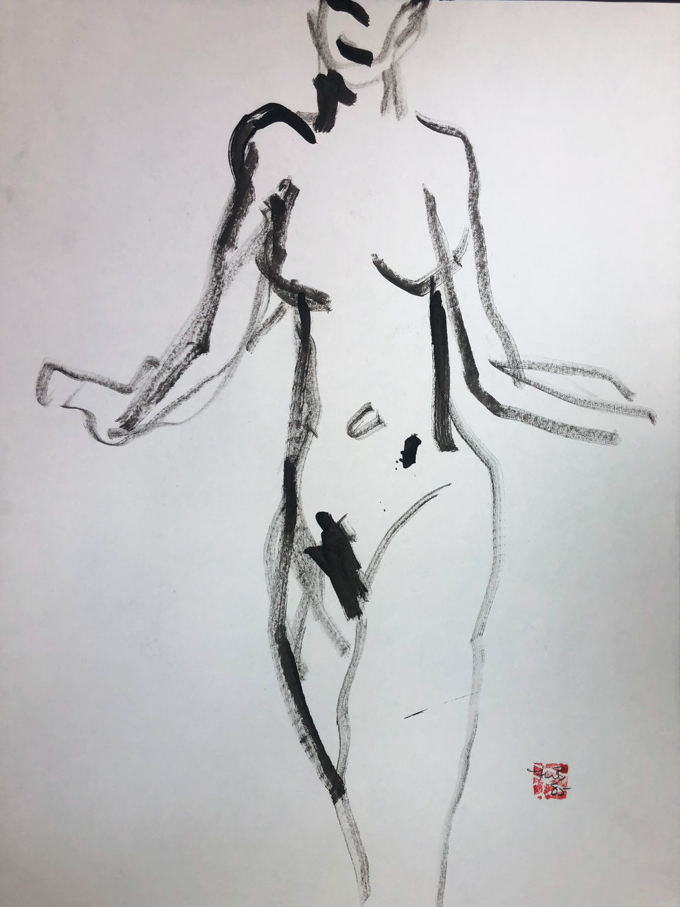 Freeman W. Butts, Figurative Artwork by Freeman W. Butts (1928-1998)