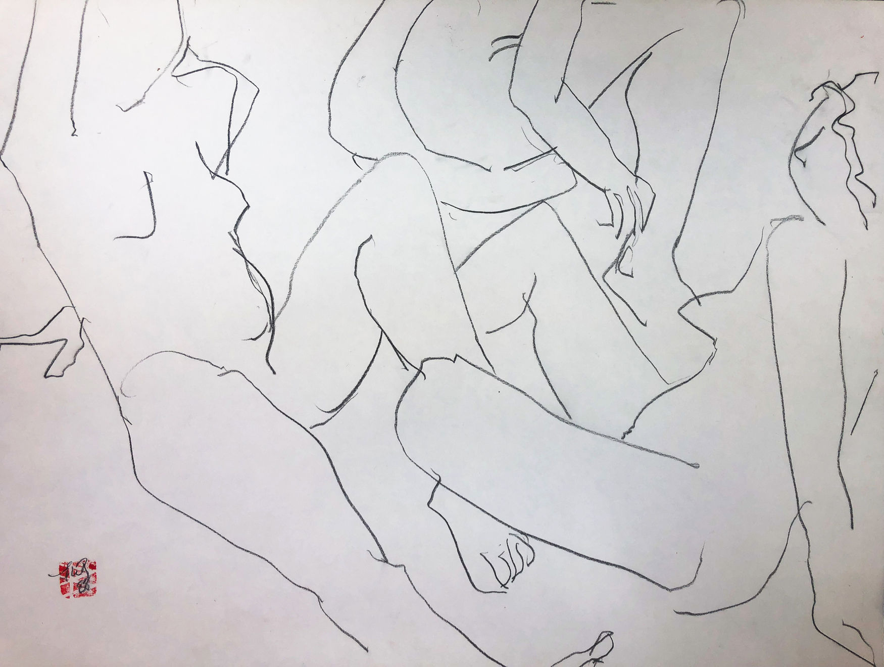 Freeman W. Butts, Figurative Artwork by Freeman W. Butts (1928-1998)