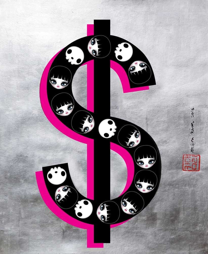 Mari Kim, Deadly Dollar Silver, 2016