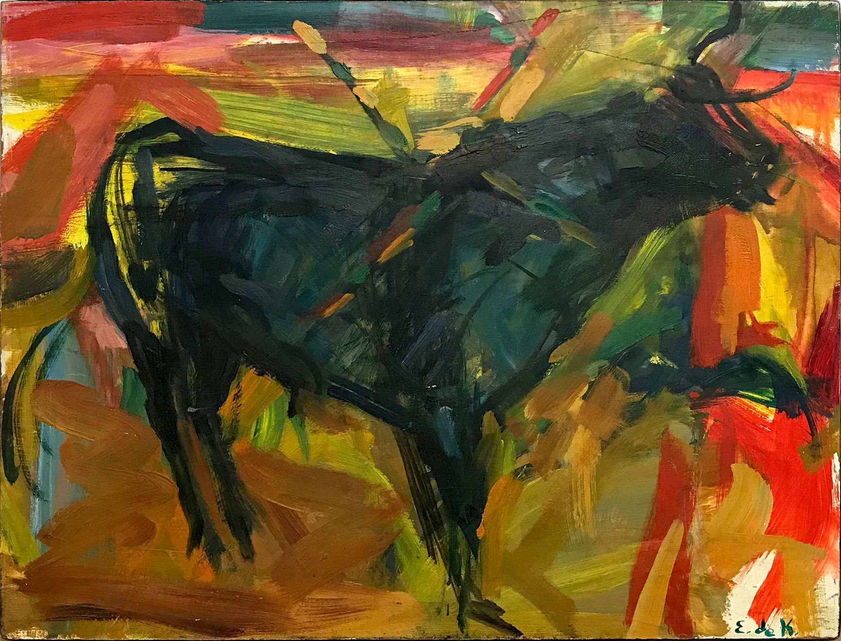 Elaine de Kooning, Untitled, 1959-1960