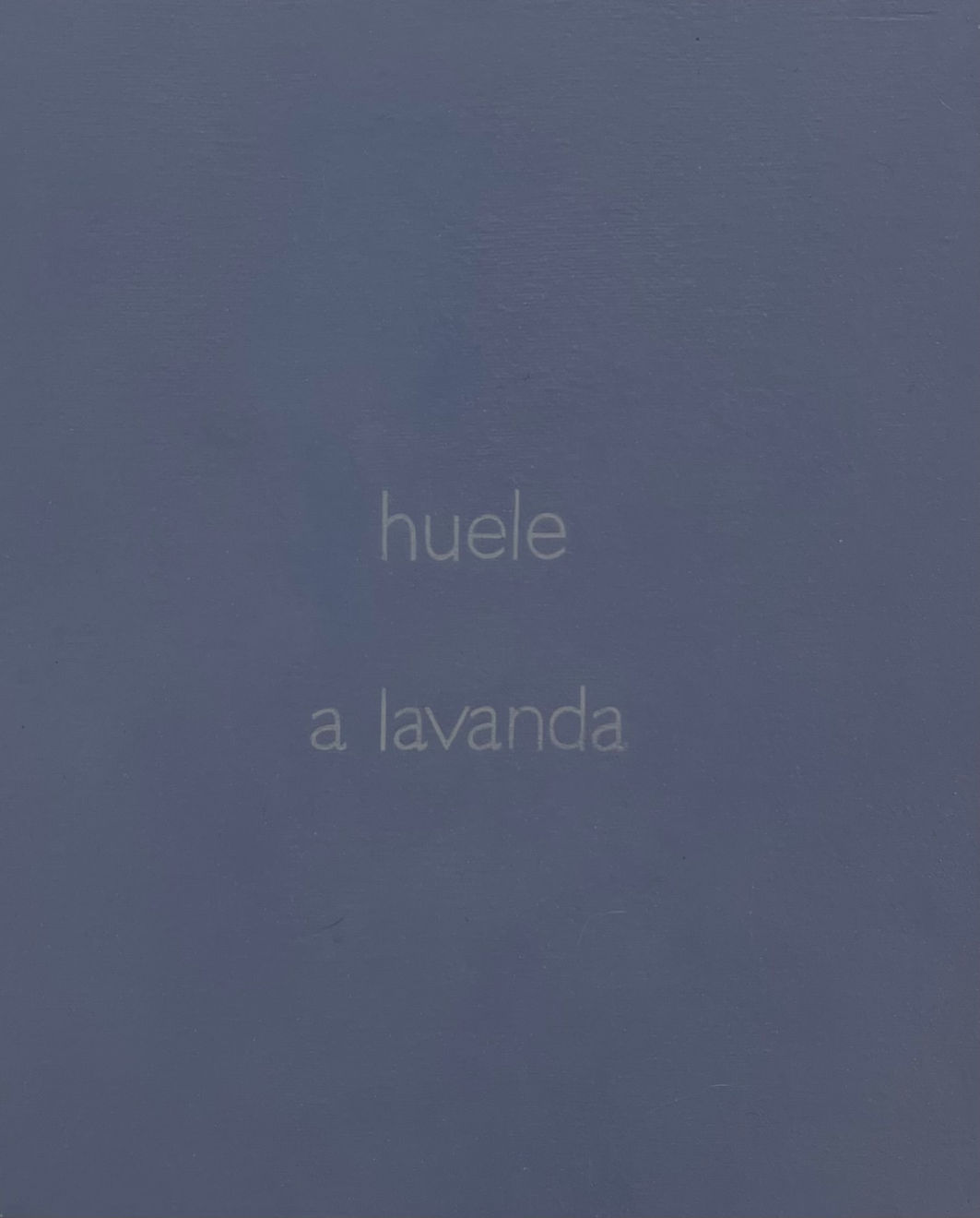 Juan Matos Capote, Huele a lavanda, 2000