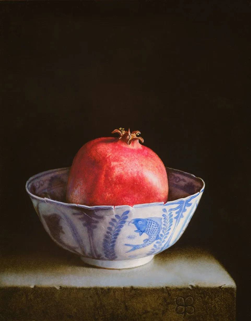 Erkin, Chinese kom met granaatappel, 2025