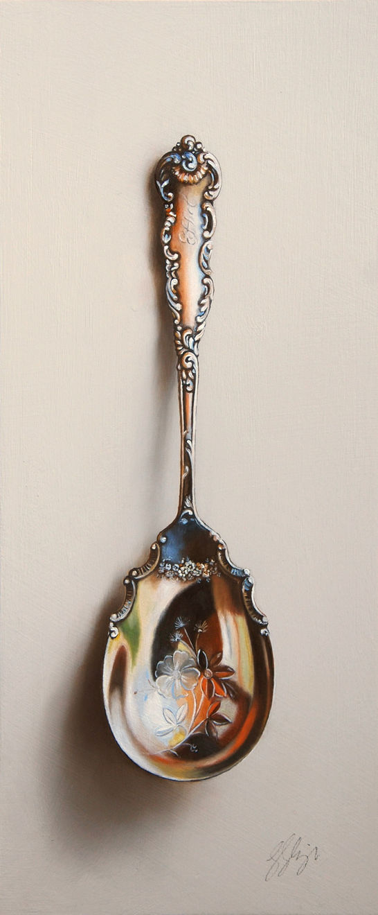 Leslie Lewis Sigler, Silver Spoon #245, The Narcissist, 2023