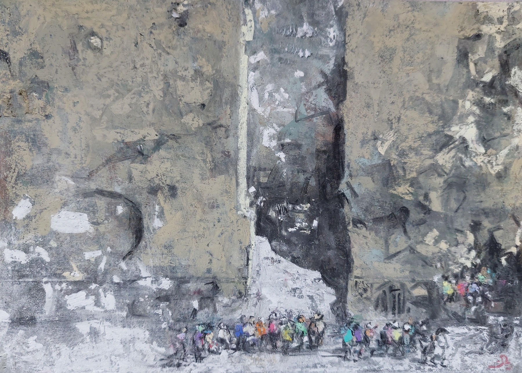 Onno Boerwinkel, Romeins icoon, I turisti, Colosseo I, 2022