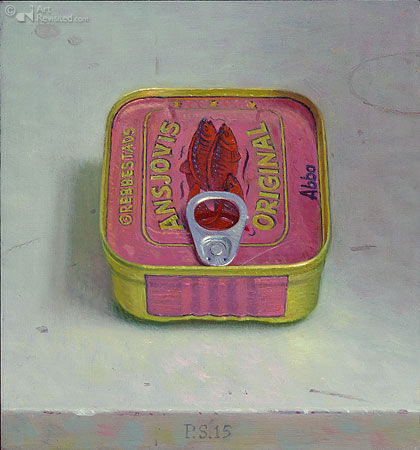 Piet Sebens, Ansjovis in blik, 2015