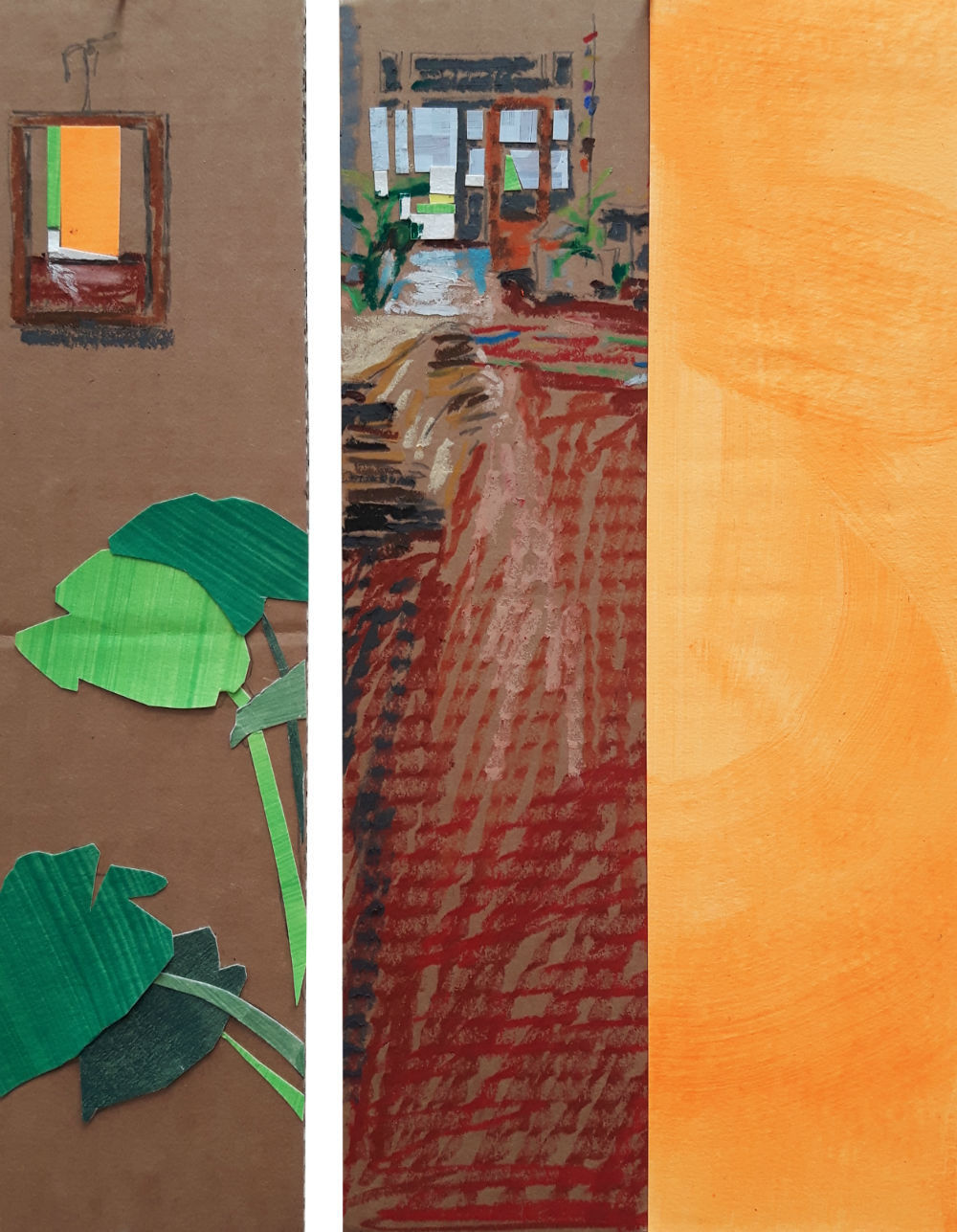 Dorine van der Ploeg, Red floor XIII, 2017