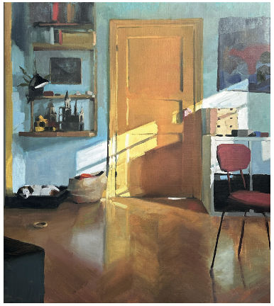 Gustav Sundin, Yellow door , 2025