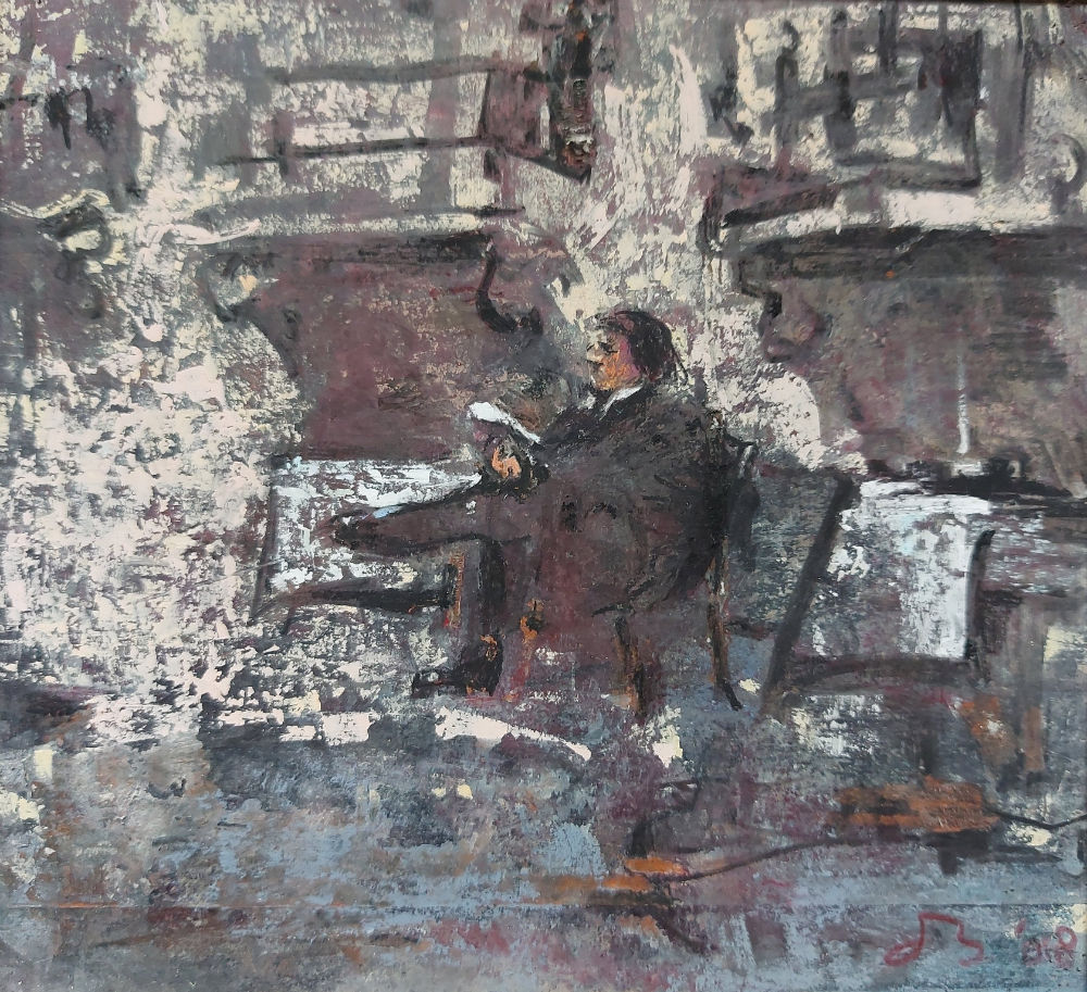 Onno Boerwinkel, Lezende man - Lucca, 2008