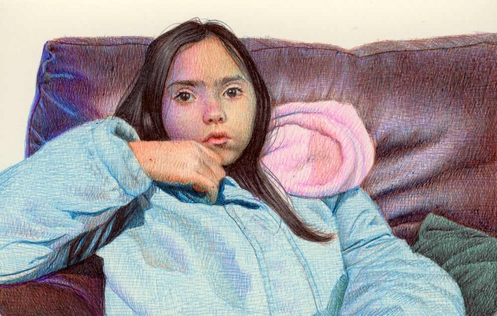 Nicolas Sanchez, Emma seated, 2024