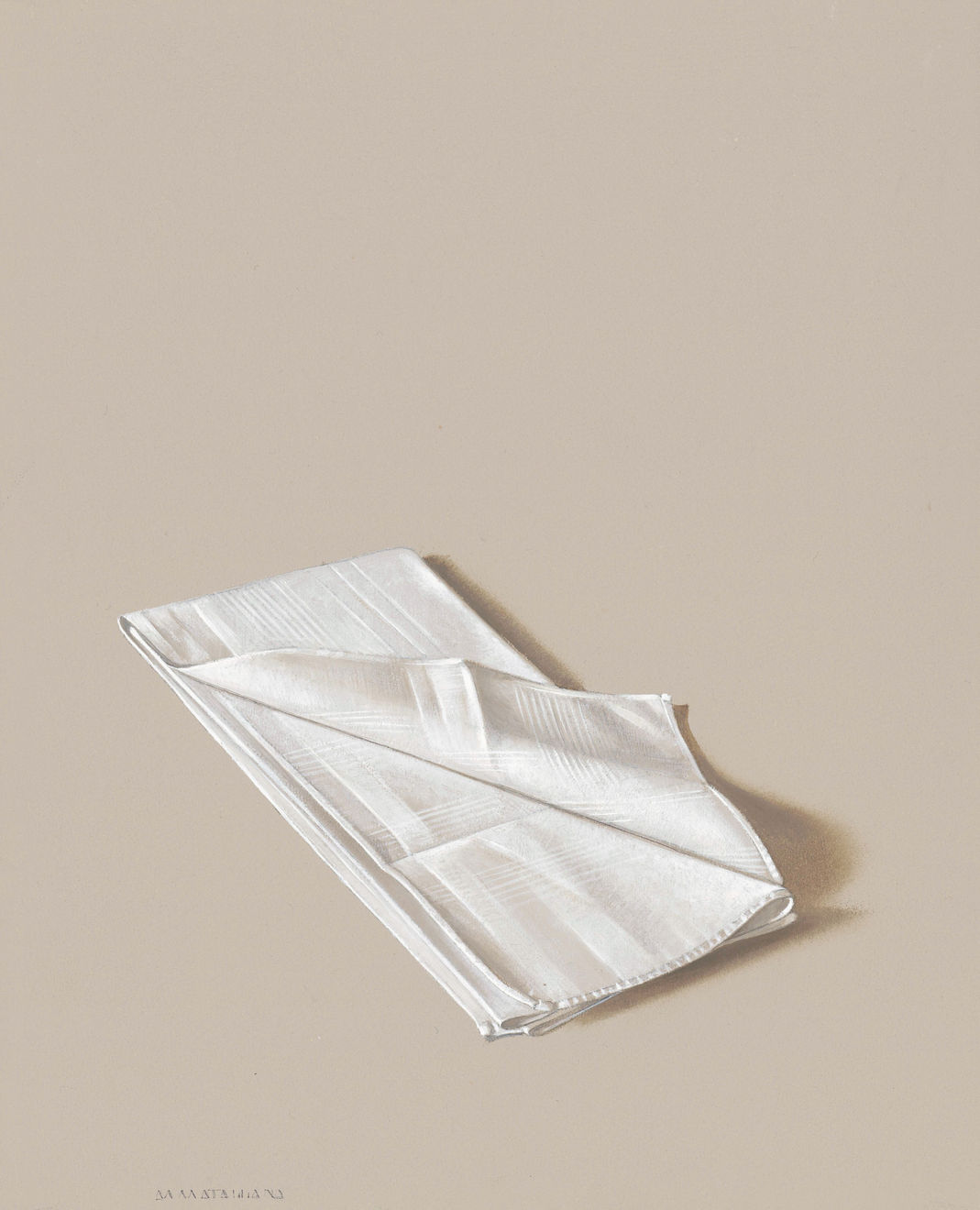Antonio Matallana, Mouchoir déplié, 2024