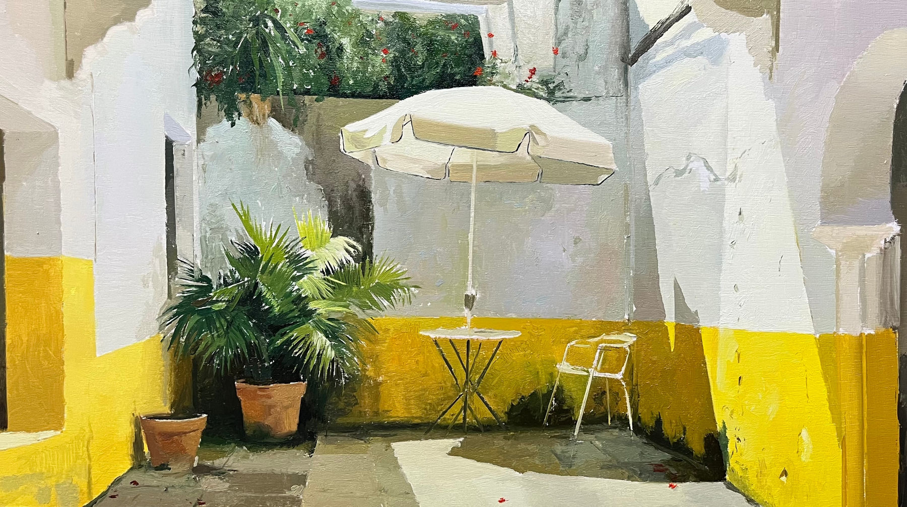 Antonio Barahona, La Sombrilla Blanca, 2025