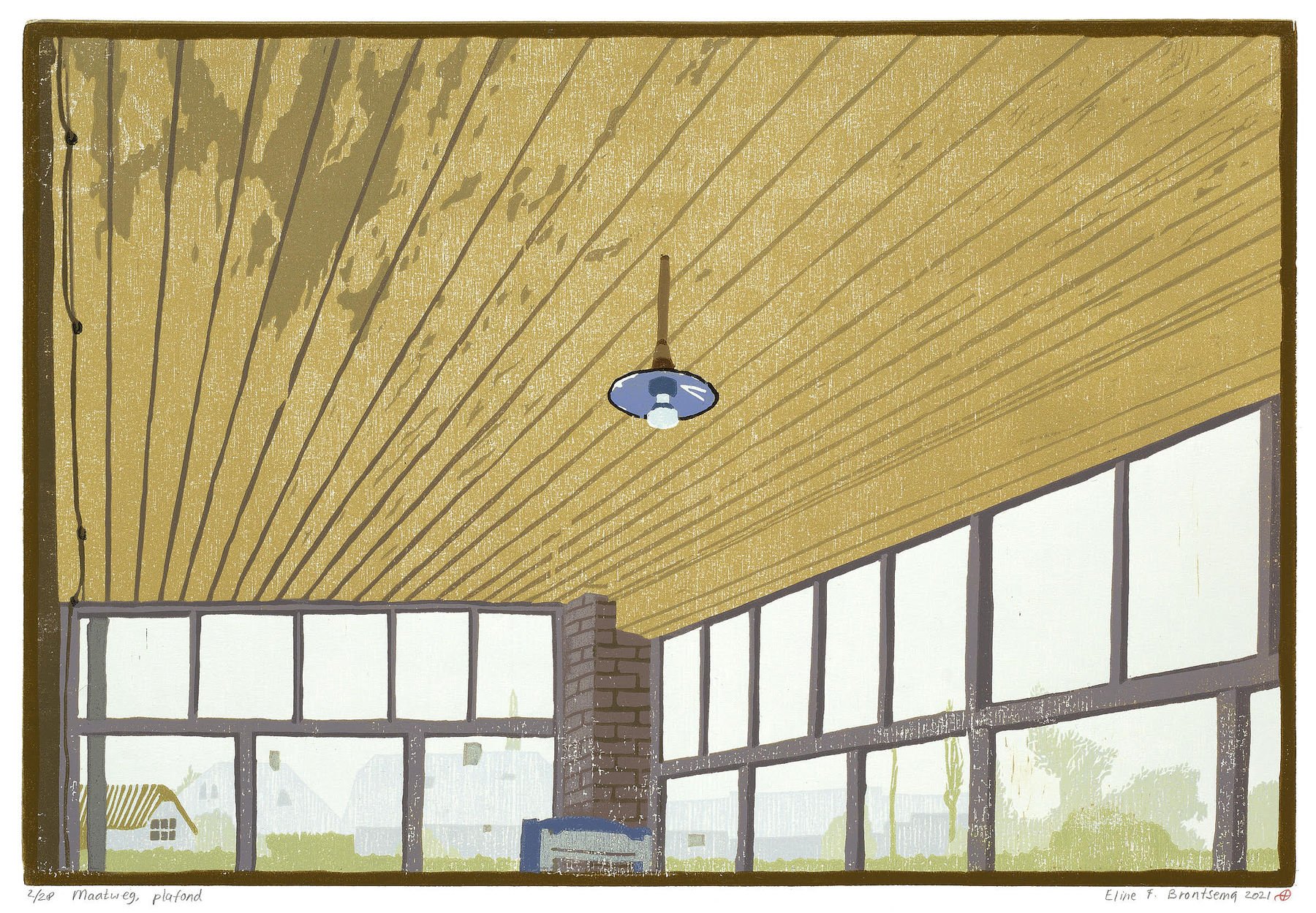 Eline Brontsema, Maatweg, Plafond, 2021