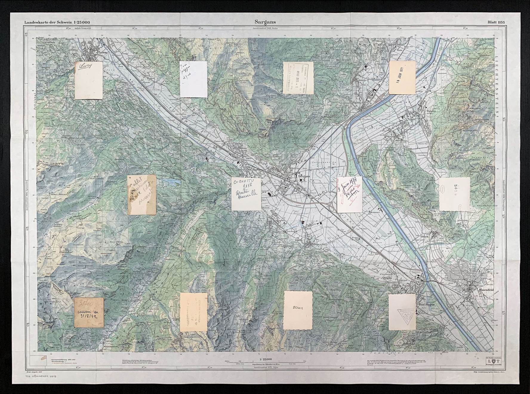 Till Könneker, you are here: "Sargans",, 2019