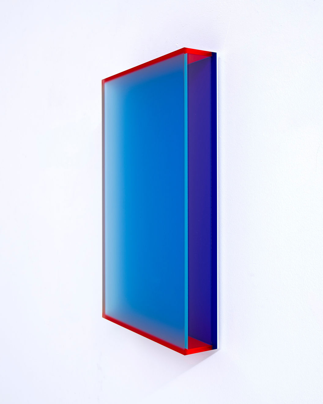 Regine Schumann, colormirror satin türkis dark blue cape town, 2024