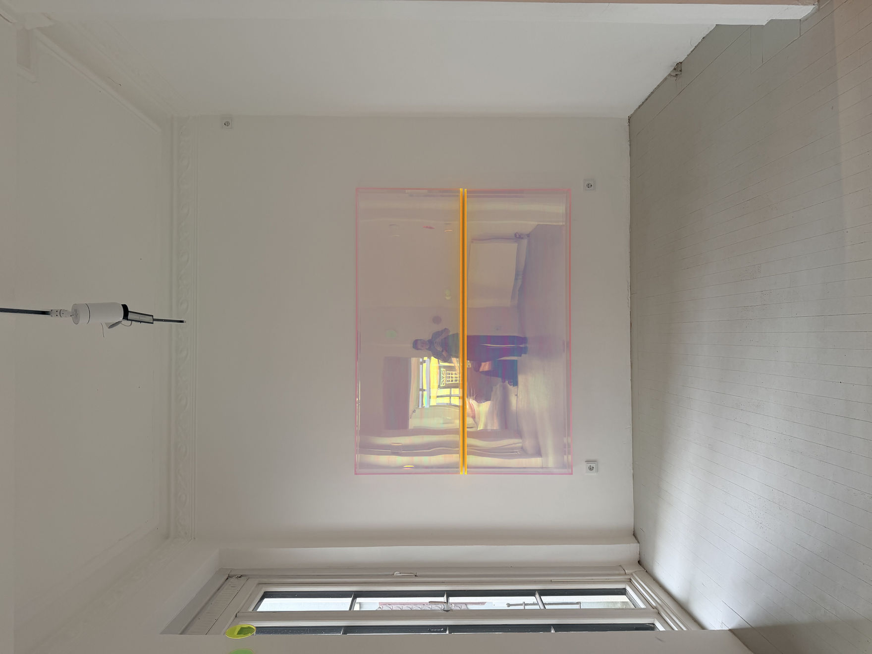 Regine Schumann, colormirror rainbow pink berlin, 2 parts, 2025