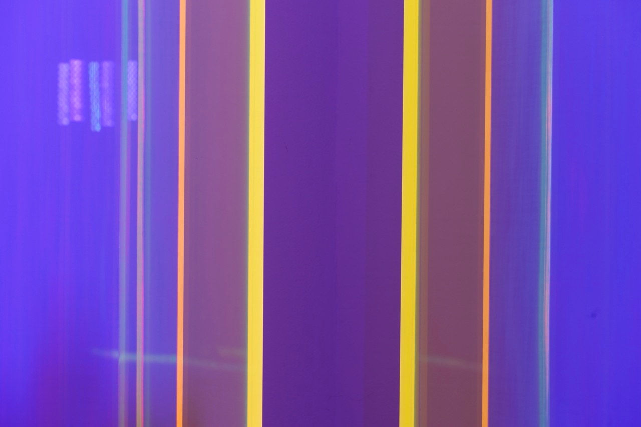 Regine Schumann, colormirror rainbow pink berlin, 2 parts, 2025