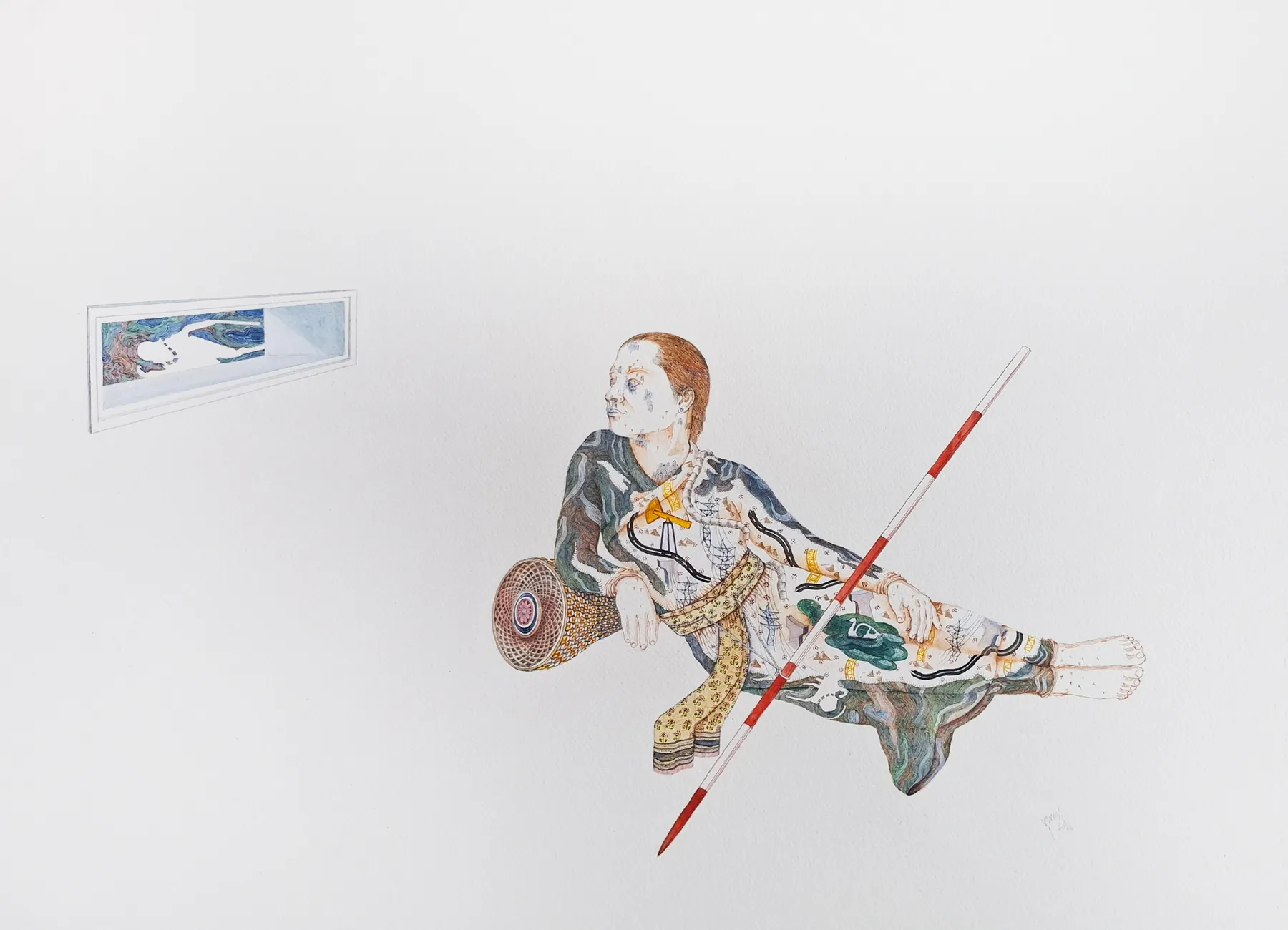 Prasad Hettiarachchi, The architect's window - West I (Female Edition), 2025