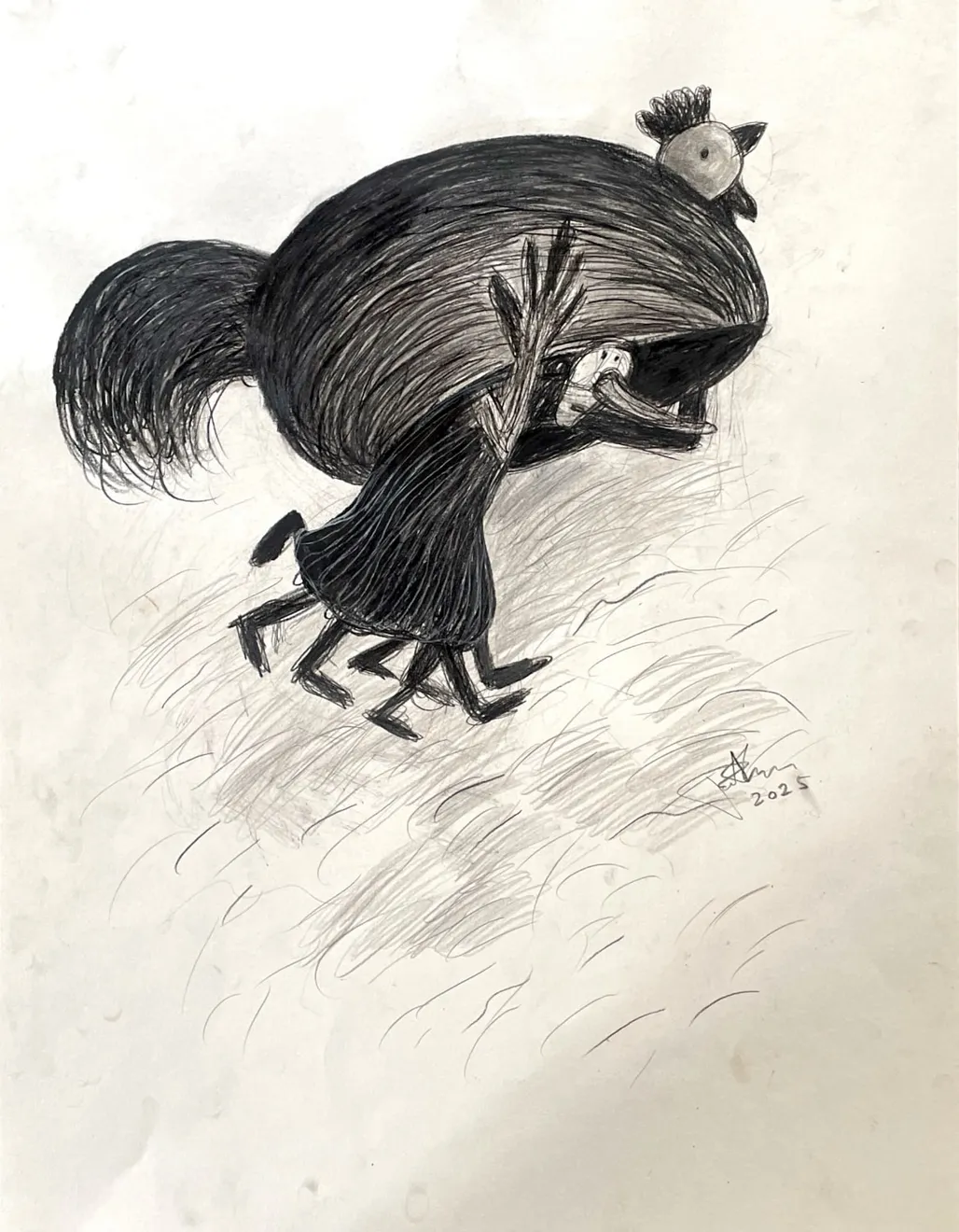 Pathum Sameera, Junglefowl dance I, 2025