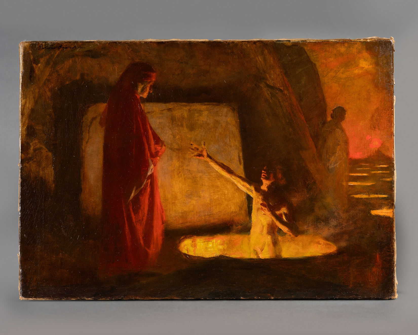 Silvio Bicchi (1877 – 1949), Dante Incontra Farinata Degli Uberti, 1899-1900